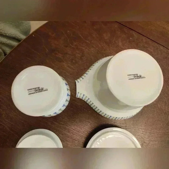 Mid Century Modern Paul McCobb SET Contempri Eclipse Jar AND Soup Bowl - Picture 5 of 5